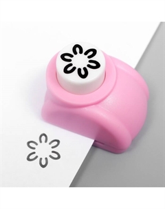 Дырокол фигурный «Контурный цветок», d=1.5 см, 3×4×3.5 см, МИКС Арт узор