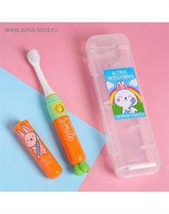 Зубная щётка детская электрическая«На страже чистоты и милоты», LP-003, 19,2 х 5,5 см. Сима-ленд