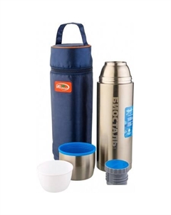 Термос NBP-1000-1 1л (серебристый) Биосталь