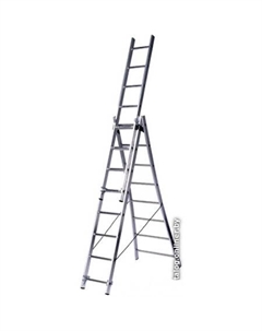 Лестница-трансформер 3х7 секций [LS 307] Ladderbel