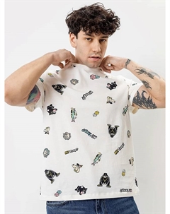 Футболка мужская бежевая с печатью Mark formelle