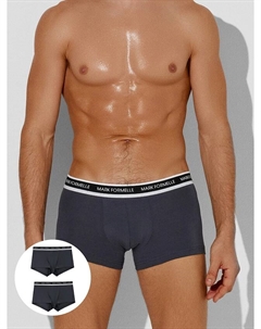 Трусы мужские мультипак (2 шт.) в серых оттенках Mark formelle