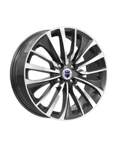 Литой диск K&K Flanker 17x6.5" 5x114.3мм DIA 54.1мм ET 50мм Алмаз черный K&k