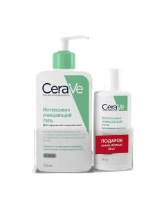Набор косметики для лица CeraVe Гель для нормальной и жирной кожи Cerave