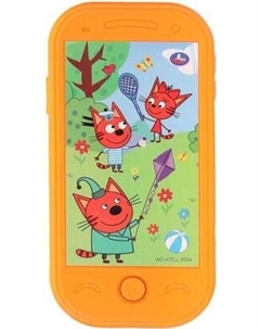 Развивающая игрушка Умка Музыкальный телефончик три кота / HT1458-R4