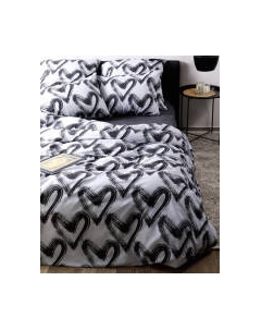 Комплект постельного белья Ночь нежна Dark Love Стандарт 1.5сп 70x70 / 71063-1+70648-29