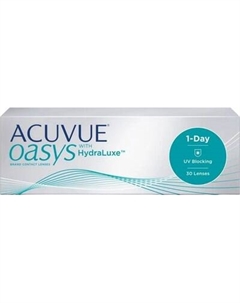 Комплект контактных линз Acuvue Oasys 1 Day With Hydraluxe Sph -4.50 R8.5 D14.3