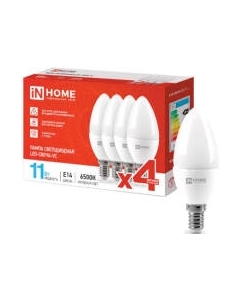 Лампа INhome LED-СВЕЧА-VC / 4690612047805 Inhome