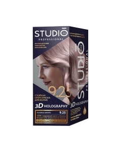 Крем-краска для волос Studio Professional 3D Holography 9.25 Studio professional