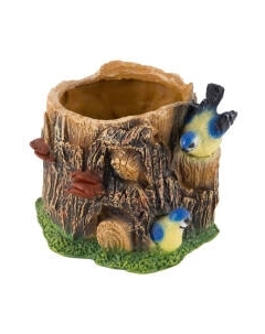 Кашпо Park Пень с птичками / 169447