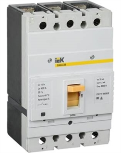 Выключатель автоматический IEK ВА44-39 3Р 400А 35кА / SVT50-3-0400-35 Iek