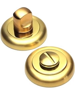 Фиксатор дверной защелки Lockstyle Круглая WC SG/CP