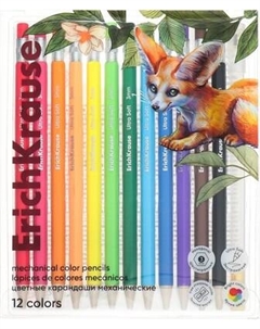 Набор цветных карандашей Erich Krause Safari + точилка / 61819 Erich krause