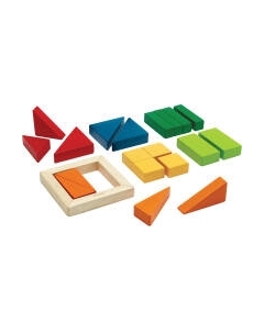 Развивающий игровой набор Блоки Геометрия / 5467 Plan toys