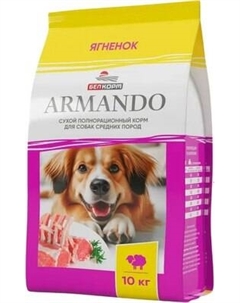 Сухой корм для собак Полнорационный средних пород со вкусом ягненка Armando