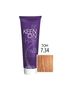 Крем-краска для волос KEEN Colour Cream 7.34 Keen