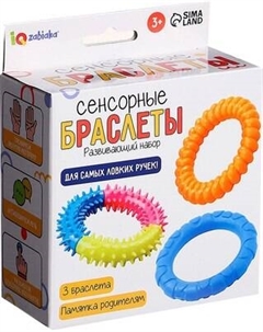 Развивающий игровой набор IQ Сенсорные браслеты / 10678278 Zabiaka