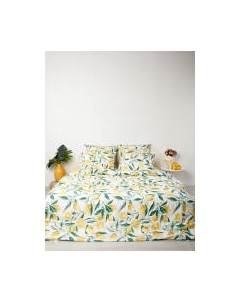 Комплект постельного белья Ночь нежна Лимоны Стандарт 2сп Евро 50x70 / 70680-1+70648-4