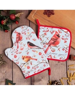 Набор прихваток Этель Winter Birds / 6535956