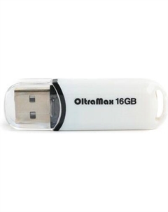 USB flash накопитель Oltramax 230 White 16GB / OM-16GB-230-White