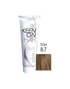Крем-краска для волос KEEN Velvet Colour 8.7 Keen