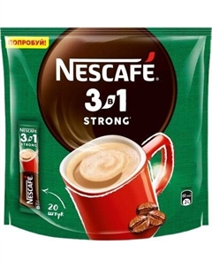 Кофе растворимый 3в1 Крепкий Nescafe