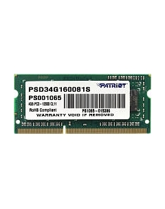 Оперативная память DDR3 Patriot PSD34G160081S