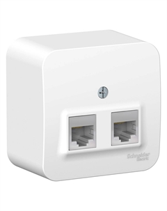 Бел. Розетка 2*RJ45 BLNIA045451 Blanca
