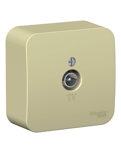 Беж. Розетка TV BLNTA000017 Blanca