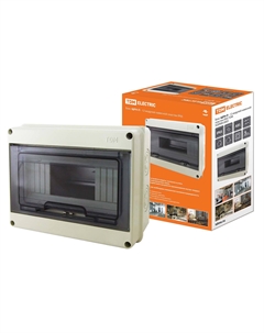 Бокс ЩРН-П-12 модулей навесной пластик IP65 TDM Tdm electric