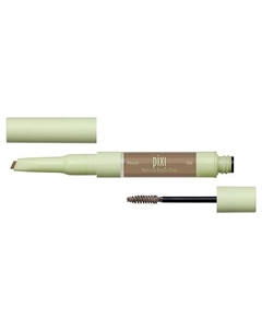 Двусторонний карандаш и гель для бровей Natural Brow Duo Pixi