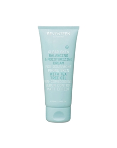 Крем для лица увлажняющий с маслом чайного дерева Clear Skin Balancing & Moisturizing Cream Seven7een