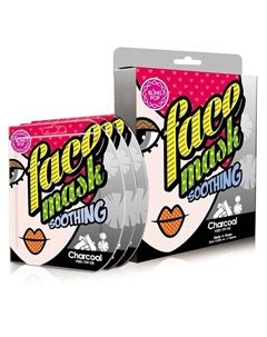 Маска для лица тканевая с бамбуковым углем Soothing 25 Bling pop