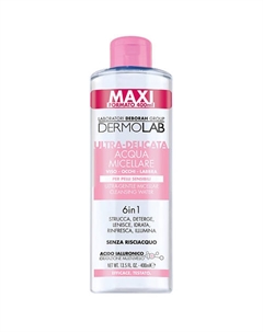 DEBORAH Мицеллярная вода для очищения ультра-нежная Ultra-Gentle Micellar Cleansing Water 400 Dermolab