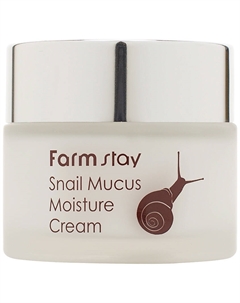 Крем для лица увлажняющий с муцином улитки Snail Mucus Moisture Cream Farmstay