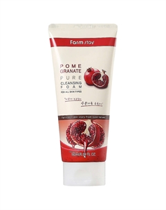 Пенка для умывания очищающая с экстрактом граната Pomegranate Pure Cleansing Foam Farmstay