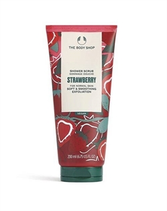 Отшелушивающий гель-скраб для душа Strawberry 200 The body shop