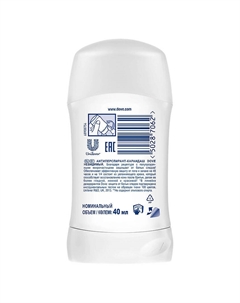 Дезодорант-антиперспирант стик Невидимый Dove