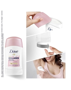 Дезодорант-антиперспирант карандаш Защита от раздражений без липкости Pro-collagen Dove