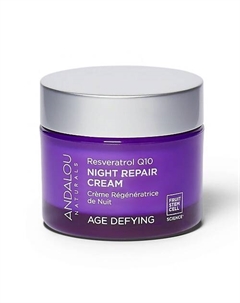 Ночной восстанавливающий крем "Ресвератрол и Q10" 50 Andalou naturals