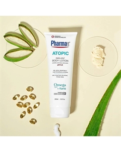 Молочко для тела смягчающее для сухой и чувствительной кожи Pharma Line Atopic Body Lotion 200 Herbal