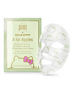 Увлажняющая и разглаживающая тканевая маска  Hello Kitty A is for Apple 69.0 Pixi
