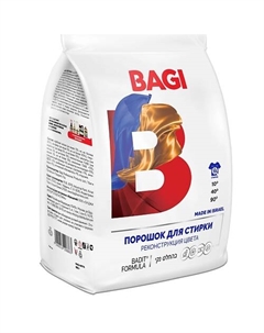 Концентрированный порошок для стирки цветных,темных и джинсовых тканей "Реконструкция цвета" 650 Bagi