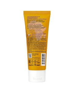 Маска для лица Детокс Аюрведическая очищающая Holistic 3X System 75 Planeta organica