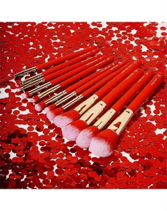 Набор кистей с косметичкой Fa La La Fierce Bh cosmetics