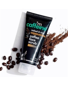 Скраб для лица Кофе Капучино с витамином Е и корицей для проблемной кожи 75 Mcaffeine