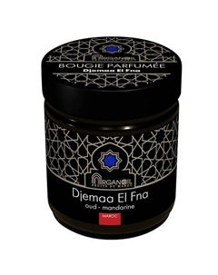 Ароматическая свеча "Джема Эль Фна" уд-мандарин 100 Arganoil