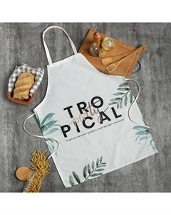 Фартук "Tropical" 60 х80см, 100% п/э Этель