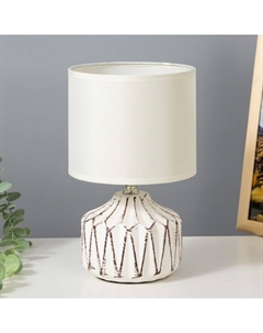 Настольная лампа "Бриджет" Е14 40Вт белый 15х15х25 см Risalux