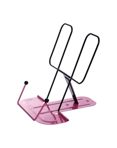 Подставка для книг металлическая, розовая Globus